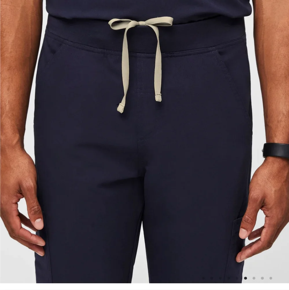 Men's Navy Figs Axim Cargo Scrub Pants